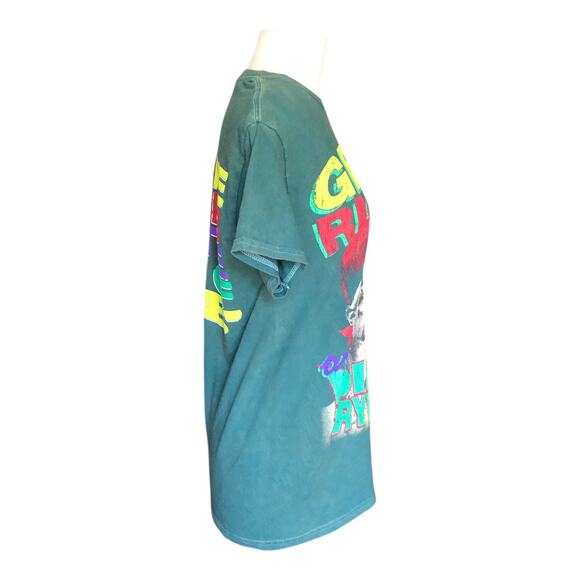 50 Cent Get Rich Or Die Tryin T-Shirt Green Crew Neck Short Sleeve Size Small - Picture 2 of 8